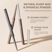 J.M.C.Y 防水持久不晕染棕色眼线笔，适合初学者 - 黑色 - 查看 8