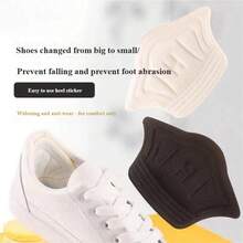 1 paire de protecteurs de talons, coussinets antidérapants anti-frottements pour talons/baskets/chaussures , réducteur de taille ajustable, accessoire essentiel pour le soin des pieds toute saison