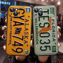 Custodia per telefono in stile vintage e vintage con targa, compatibile con 16, 15, 14, 13, 12, 11 Pro Max, Mini, X, XS, SE, 7, 8 Plus, 16E, antiurto e antiscivolo, compatibile con 17, 17 Pro, 17 Pro Max - -6 - Visualizzare 3