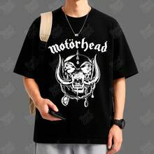 T-Shirt Art Streetwear Urban Culture Street Fashion Street Graffiti Graffiti Skater Skate Shirt Blouse Unisex Male Female 100% Cotton Top Premium Streetwear New Release Immediate Shipping Various Colors!! Plus Size - 摩托頭 - 查看 2
