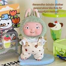 Labubuas 17cm Doll Clothing Accessories, Plastic Figurine Outfit Covers, Original Factory