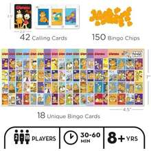 AQUARIUS  Juego de bingo – Divertido juego de fiesta familiar para niños, adolescentes y adultos – Divertido regalo de noche de juego familiar – Producto oficial de  – A partir de 8 años(default) - Tipo 1 - Ver 3