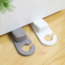 1 set 2 paquetes de topes de puerta de goma multicolor blandos - Flexibles pero duraderos, base antideslizante, sin necesidad de perforar, se ajusta a la mayoría de los tipos de puertas, evita que se den portazos y mantiene las puertas abiertas para habitaciones de bebé, hogar, dormitorio, aula (protege las paredes y los dedos)