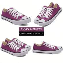Women's Retro Sneakers – Comfort, Style And Grip With Rubber Sole - Lilac - View 5