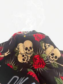 4-Pack Men's Boxer Briefs,  Extended Length With Graffiti Patterns - Elastic, Breathable, Soft And Comfortable - Home, Party, Everyday Underwear - KJFISTMU - 彩色 - 查看 9