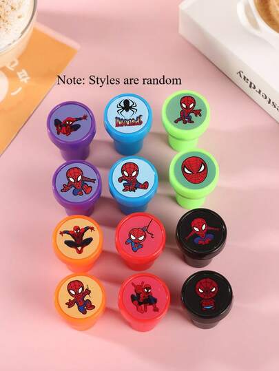 1 Stück zufälliges lustiges Cartoon Robbe Kindergarten Lehrer Lob Belohnungsspielzeug, gleiches Animations-Stempel