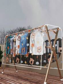 Cesta de secado para exteriores, tendedero de ropa, cubierta de secadora de ropa para balcón del hogar, protección contra la lluvia y los excrementos de aves - Multicolor - Ver 6