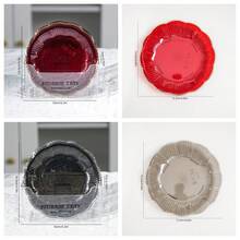 Plastic PET Material, Durable And Shatter-Resistant, Home Bone Dish, Tabletop Trash Storage Tray, Suitable For Desserts, Snacks, Candies, Bread, Cakes, Breakfast, Suitable For Various Holidays, Festivals, Weddings, Parties, Dinners, Suitable For Daily Home Use, Suitable For Desktop Decoration, Organization, Storage, Reusable - Flower Type - View 8