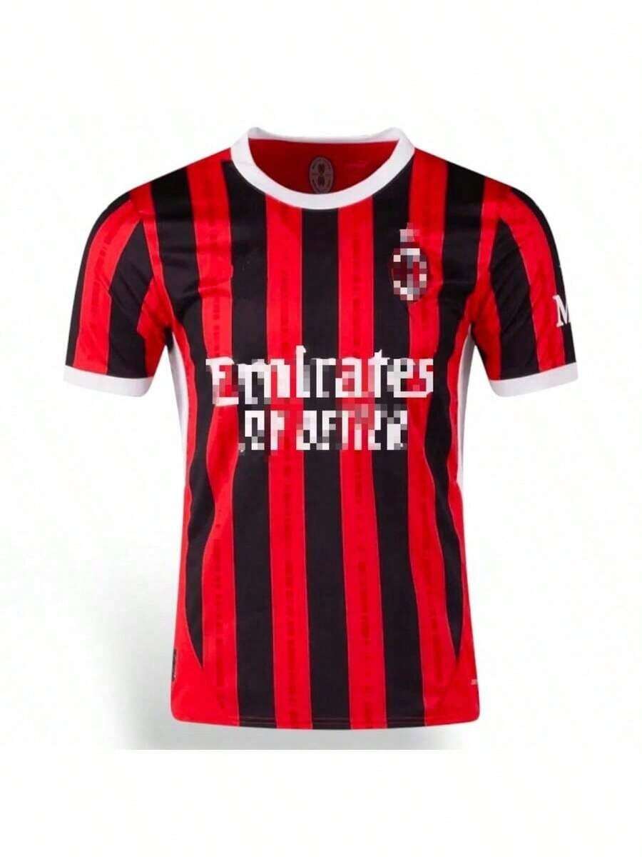 ACM Milan Men's Red Training Football Shirt 2025 Premium European Uniform Dry Fit Fan Team Shirt - Đỏ - Xem 1