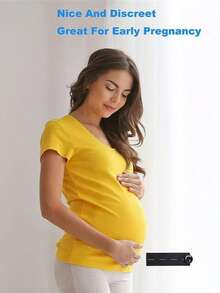 5 件腰带延长扣，弹性可调节裤子延长带，孕妇裤弹力纽扣 - 黑色 - 查看 7