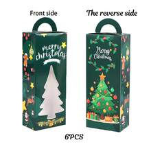 Hộp kẹo Giáng sinh xanh mới Kẹo Bánh quy sô cô la Trang trí Tiệc Quà tặng Giáng sinh Đám cưới Hộp giấy Bao bì Lựa chọn hoàn hảo của bạn - Nhiều màu - Xem 11