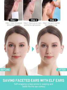 30pcs Invisible Ear Tapes, Suitable For Both Men And Women, Can Cleverly Modify Ear Shape And Create A Slimmer Facial Appearance. Whether It's For Enhancing Ear Contour Or Lifting Ear Lobes, This Slimming Tape Can Easily Handle It, Suitable For Various Occasions. It's Best To Learn How To Use It Properly Before Application To Avoid Unsatisfactory Results. - Multicolor - View 6