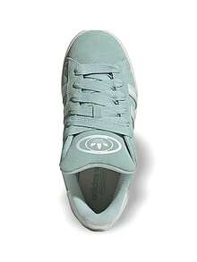 Adidas CAMPUS 00s Women Sneakers Lightweight Cushioning Shock Absorption Breathable Suede Upper Anti-Slip Sole Soft Lining Comfortable Fit Classic Logo Daily Street Gym Outing Shopping Travel Spring Green White JQ5752 - Green/white - View 4