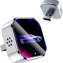 Wireless CarPlay Adapter For IPhone, 2025 Upgraded Version, Converts Wired CarPlay Adapter To Wireless, Mini USB Design, Compatible With Apple CarPlay Adapter, USB-A/Type-C Interface, No Delay, Plug And Play, Stable Control