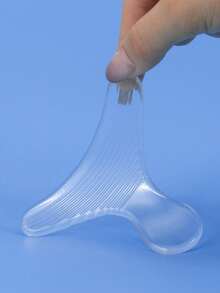 2pcs T-Shaped Heel Grips, Thick Silicone Transparent Anti-Friction Anti-Slip Anti-Heel Slippage