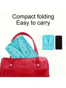 1 件式便携式折叠露营厕所 - 紧凑轻巧的设计，配有手柄，适合旅行和户外使用 - 可重复使用可清洗的紧急厕所，适用于汽车套件、房车露营、徒步旅行和灾难准备 - 秋季露营必备品、假日公路旅行必备品、生存装备、户外、冬季应急套件升级（清洁袋随机颜色） - 彩色 - 查看 10