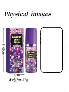 DOWMOO 便捷气球光泽喷雾，气球表面光泽抗氧化持久亮泽喷雾，情人节、开斋节、送给家人或挚友的完美礼物 - 彩色 - 查看 9