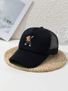 1pc Unisex BOOM Bear Outdoor Casual Beach Adjustable Baseball Cap, Suitable For Daily Wear, Spring/Summer - Multicolor - View 3
