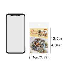 20 张/包复古山河主题贴纸，创意美学装饰贴纸，DIY 剪贴簿工艺材料，节日礼物，个性化文具用品