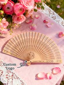 定制木质婚礼扇（5/10/20 把），个性化木质婚礼扇，雕花木质折扇，优雅婚礼礼物，伴娘礼物，婚礼纪念品，完美适用于婚礼、新娘送礼会、生日派对、家居装饰、朋友礼物、圣诞礼物。，Poetcore，永恒之爱 - 彩色 - 查看 2