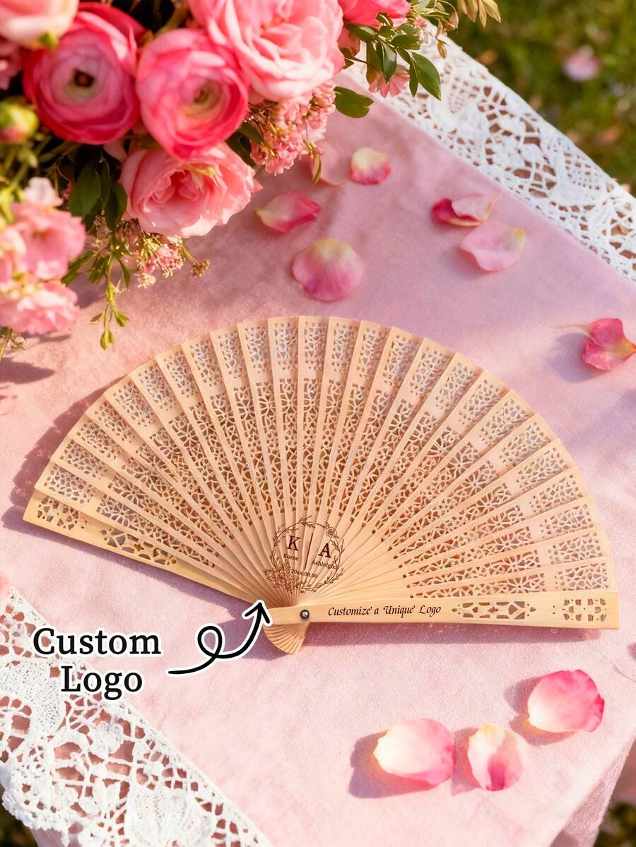 定制木质婚礼扇（5/10/20 把），个性化木质婚礼扇，雕花木质折扇，优雅婚礼礼物，伴娘礼物，婚礼纪念品，完美适用于婚礼、新娘送礼会、生日派对、家居装饰、朋友礼物、圣诞礼物。，Poetcore，永恒之爱