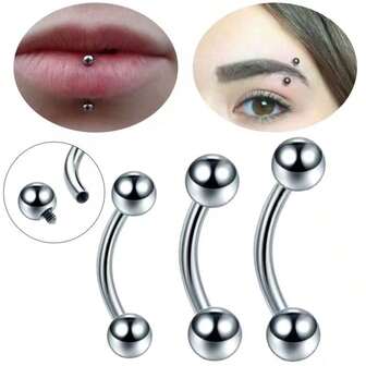 10pcs 6 Mm Or 10pcs 8mm ASTM F136 Titanium C-Shaped Clicker Ring – Hypoallergenic Nose Ring / Ear Cartilage / Belly Button Piercing – Minimalist Unisex Body Jewelry