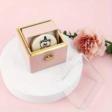 1件创意惊喜盒，旋转蛋糕蜡烛首饰包装盒，戒指项链自动旋转礼盒，生日/情人节礼物包装 - 小熊首飾盒 - 查看 7