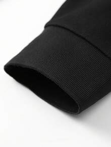 ملابس علوية بولو شتوي دافئ من الفرو للرجال، كارديجان أزرار نصفي كاجوال، تي شيرت محبوك بلون سادة بسيط، مناسب للرياضة الخارجية والارتداء اليومي في فصل الشتاء. - الأسود - مشاهدة 6