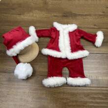 Rekwizyty do fotografii noworodkowej, stroje do sesji zdjęciowych dla niemowląt, świąteczne stroje dla niemowląt, pamiątkowe gadżety na temat rozwoju dziecka