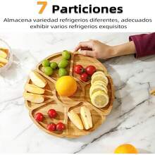 Set De Servicio Para Quesos Y CharcuteríA (Tabla MáRmol-Bambú + Utensilios + Pizarras Con Gis) - PráCtico Para Botanas - 1 - Ver 2