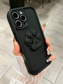1pc 3D Cat Claw Phone Case, Cute, Compatible With IPhone 16 Pro Max/16 Plus/16 Pro/16, Gift For Kids Or Yourself, Ins Style, Anti-Fall Full Coverage Rear Camera Protection, High-End Phone Case Compatible With Samsung, Apple, OPPO, VInor, Xiaomi, Galaxy, Redmi