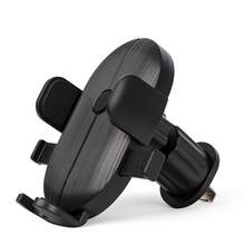 Carsun升级版车载手机支架，水平方向可调节，坚固耐用，不可拆卸，适用于所有手机，兼容、安卓系统，生日礼物，送给家人朋友的理想之选，夏季浴室厨房好礼，手机支架，手机配件，承重力强 - 黑色 - 查看 9