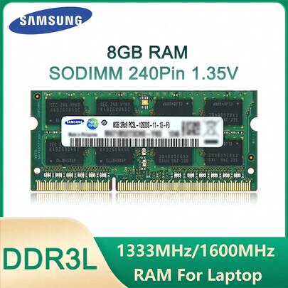 Samsung Samsung Laptop Memory DDR3L 1.35V 1333MHz 1600MHz 8GB RAM 204pin SO-DIMM Memory Stick For Laptop Notebook