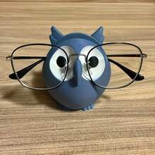 1 3D Printed Owl Glasses Stand - Cute Plastic Desktop Organizer With Glasses Holder, No Power Required, Suitable Home Decoration And Holiday Gifts Halloween, Easter, Valentine's Day, Office Supplies, Household Storage Organizer - 1個 - 查看 3