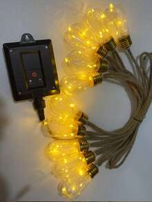 20/16/10 LED Solar Powered String Lights, 8 Lighting Modes, Auto On/Off, Suitable For Fence, Yard, Garden, Party, Wedding, Camping, Christmas Tree, IPX4 Waterproof