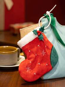 1 件圣诞节毛绒玩具圣诞树毛绒公仔驯鹿花环毛绒动物雪人圣诞毛绒动物套装搞笑包挂件适合男孩和女孩圣诞饰品家居办公室汽车装饰 - 彩色 - 查看 12