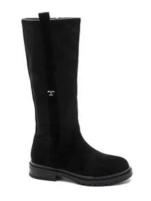 Women's Premium Customized Suede Boots - Elegant & Comfortable, Available In Multiple Colors - Black 6366 - View 2