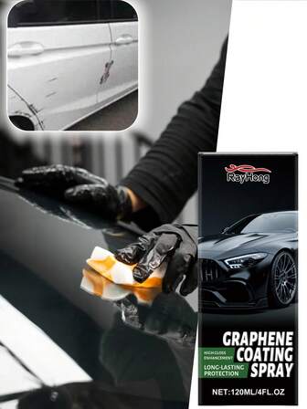 rayhong Spray de Revestimento de Tinta Automotiva, Revestimento Cerâmico de Grafeno Automotivo. Revestimento Super Hidrofóbico, Revestimento Realçador de Brilho e Protetor para Tinta Automotiva, Restaura o Brilho da Tinta Automotiva