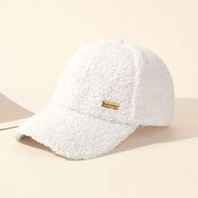 1 Mũ lưỡi trai bóng chày co giãn ấm áp mùa đông bằng vải nhung lông cho nam - Mũ lông cừu mềm mại có logo vàng trang trí, nhiều màu (Đen, Trắng, Nâu, Xám, Be), Thích hợp cho thể thao và trang phục thường ngày - Nhẹ và có thể giặt được - Thiết kế màu trơn, kết cấu giống như nỉ, Phong cách tối giản, Vành cong mượt mà - Lý tưởng cho mùa thu/đông (Nhiều màu sắc có sẵn) - Thích hợp cho học sinh và nam giới, Mũ mùa đông cho nam, Mũ mùa đông, Mũ mùa đông cho nữ - Nhãn nhỏ nhiều màu - Xem 20