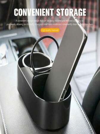  Carsun Car Cup Holder, Water Cup Storage Box, Sturdy Non-Slip, Adhesive Backing, Dual Cup Holders, Suitable For Car Dashboard