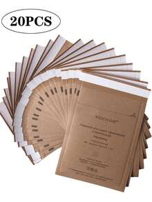 20Pcs Nail Sterilizer Manicure Bag Nail Art Tools Dry Heat Disposable Sterilization Disinfection Machine Kraft Bags Accessories,Nail Supplies,Nail Tools,Nail Art Tools,Back To School,Nails,Nail Tools For Press On Nails