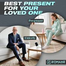 ZOMAKE Calzador de Metal 42cm - Calzadores de Largos para Ancianos Hombres Mujeres, Calzador de Acero Inoxidable para Botas y Zapatos - Plateado/2pcs - Ver 4