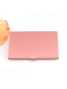 1 Creative Business Card Holder, Aluminum Alloy Name Card Case, Card Holder, Card Box, Card Storage Box, Card Organizer, Credit Card Holder, Wallet, Home Storage Box, Office Supplies And Office Storage - Multicolor - View 16