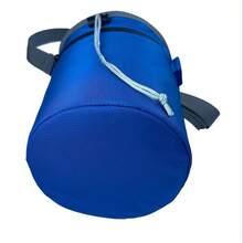 High Quality Nylon Chalk Bag With Adjustable Waist Belt And Zipper Pocket - Blue Non-Slip Chalk Bag, Essential For Gymnastics, Mountaineering, Rock Climbing | Fashionable Design | Secure Zipper Closure, Climbing Gear