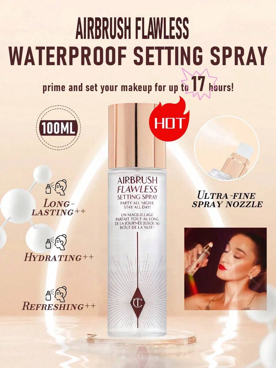 Charlotte Tilbury Airbrush Flawless Setting Spray 100ml/3.3 Oz(New And Old Packaging Will Be Shipped Randomly)