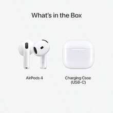 Apple AirPods 4 With USB-C Charging Case (4th Generation) - White (MXP63LL/A) - trắng - Xem 7