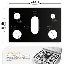 1pc Reusable Gas Stove Burner Cover, Fits Gas Stoves, Non-Stick Stove Liner, Stove Guard, Customizable Size