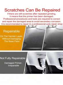 4 件装补漆笔，汽车漆面划痕修复，快速简便修复轻微汽车划痕，汽车美容工具（款式随机）