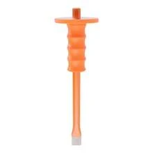 Cincel de corte frío Fumetax 7/8 x 12 pulgadas herramienta de acero templado antiderrapante para construcción carpintería herrería y uso profesional resistente y durable accesorio de taller y obra - Naranja - Ver 5