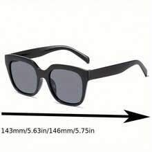 1 Piece Women's New Classic Elegant Glasses - Pink Ultra-Light Large Square Frame, Fashion Stylish Design, Comfortable Wearing Experience, Suitable For Daily & Casual Occasions, Ideal For Style-Focused Females, IWD 2026 Special, Women's Day Gift For Mom/Girlfriend, Goddess Day Beauty Gift, Best Gift Choice, Premium Quality, Fast Shipping, Gift Ready - 粉色 - 查看 6